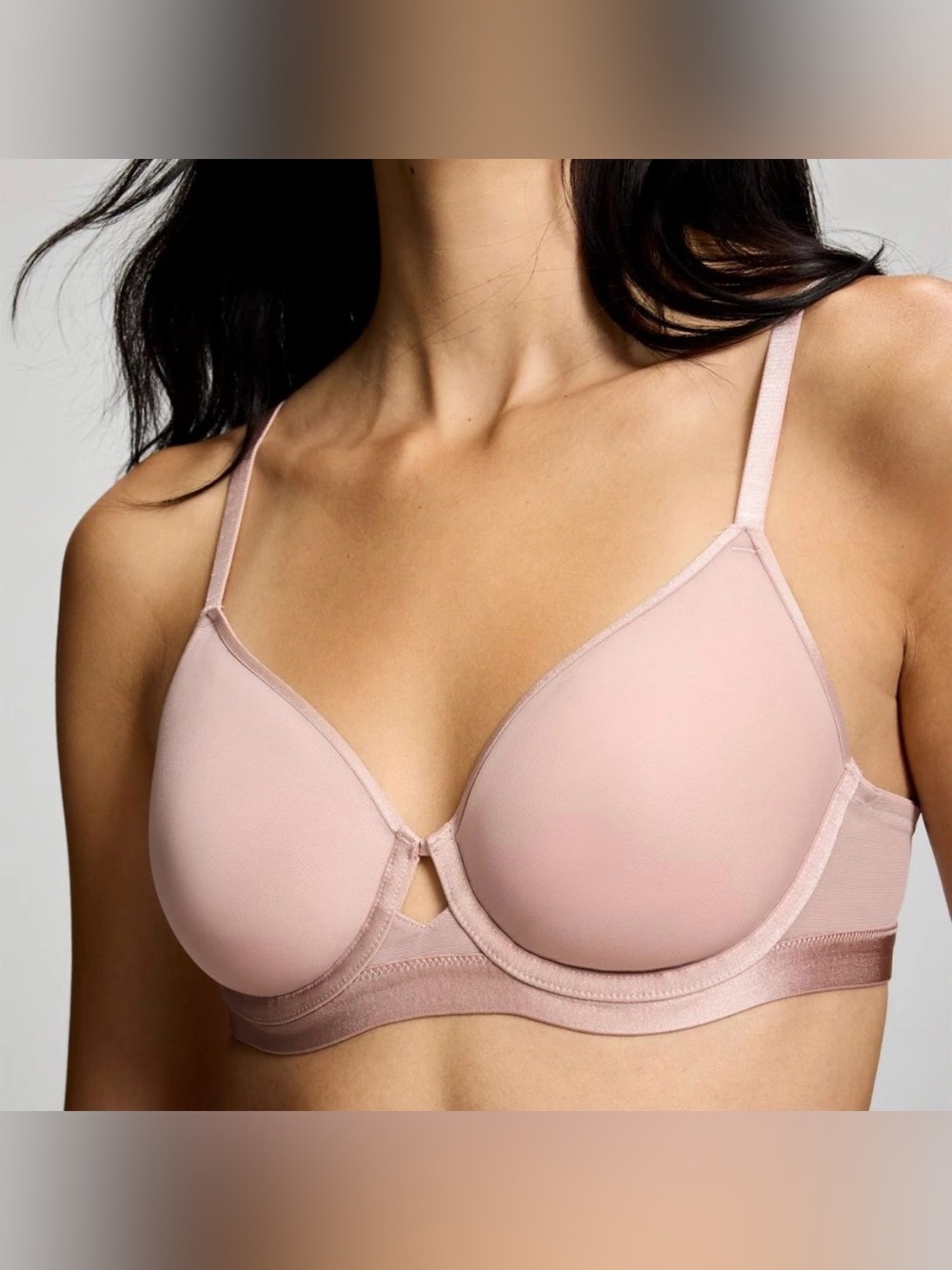 Soma 36DDD Lightest Lift Perfect Coverage Bra Adobe Rose Pink Mesh Underwire